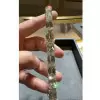 78ctw Emerald Cut White Sapphire Statement Bracelet