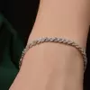 Dainty Ears of Wheat Tennis Bracelet