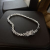 Dainty Ears of Wheat Tennis Bracelet