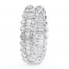 Handmade Baguette and Round Shape Eternity Wedding Band