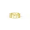Handmade 7mm Width Trillion Cut Women's Band