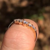 Handmade Round Cut Seven Stones Wedding Band