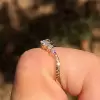 Handmade Round Cut Seven Stones Wedding Band