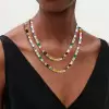 80ctw Multicolor Sapphire and Opal Rainbow Necklace
