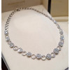 12CT Unique Lab-created Diamond Necklace Choker