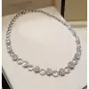 12CT Unique Lab-created Diamond Necklace Choker
