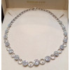 12CT Unique Lab-created Diamond Necklace Choker