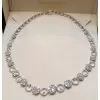 12CT Unique Lab-created Diamond Necklace Choker