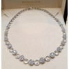12CT Unique Lab-created Diamond Necklace Choker