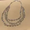 160ctw Multi-Cut Three-row Statement Necklace