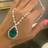 Colombian Emerald  Pendant Necklace