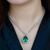 Colombian Emerald  Pendant Necklace