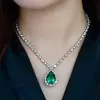 Colombian Emerald  Pendant Necklace