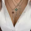 6ctw Pear Cut Emerald Flower Key Pendant Necklace