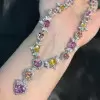 Muli-cut Colorful Gems Necklace
