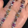 Muli-cut Colorful Gems Necklace