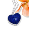 Invisible Setting Emerald Cut Ruby Pendant Necklace