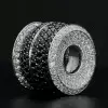 White-Black Wheel of Fortune Pendant Necklace