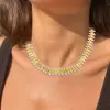 84ctw Radiant Cut Yellow Sapphire Statement Necklace 