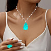 16ct Pear Cut Green Blue Paraiba Three-piece Jewelry Set