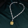 120ctw Cushion Cut Yellow Sapphire Statement Necklace