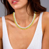 140ctw Pear Cut Yellow Sapphire Choker Necklace