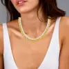 140ctw Pear Cut Yellow Sapphire Choker Necklace