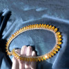 140ctw Pear Cut Yellow Sapphire Choker Necklace