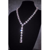 120ctw Multi-cut White Sapphire Statement Necklace