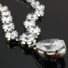10ct Pear Cut Victorian Style Statement Necklace