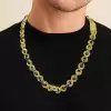 58ctw Multicolor Sapphire Infinity Statement Necklace