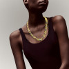 58ctw Multicolor Sapphire Infinity Statement Necklace