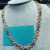 58ctw Multicolor Sapphire Infinity Statement Necklace