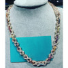 58ctw Multicolor Sapphire Infinity Statement Necklace