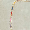 58ctw Multicolor Sapphire Infinity Statement Necklace