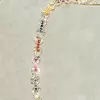 58ctw Multicolor Sapphire Infinity Statement Necklace