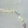 58ctw Multicolor Sapphire Infinity Statement Necklace