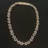 58ctw White Sapphire Infinity Statement Necklace