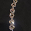 58ctw White Sapphire Infinity Statement Necklace