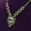 110ctw Green Tourmaline and Peridot Statement Necklace
