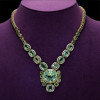 110ctw Green Tourmaline and Peridot Statement Necklace
