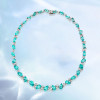 57ctw Pear Cut Paraiba Tourmaline Statement Necklace