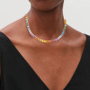 90ctw Emerald Cut Multicolor Rainbow Necklace