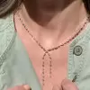 Multi-cut White Sapphire Dainty Necklace
