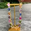 116ctw Cushion Cut Multicolor Sapphire Statement Necklace