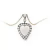 6ct Heart-Shaped Opal Vintage Pendant Necklace