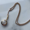 6.8ct Bezel Set Cushion-Shaped Pendant Necklace