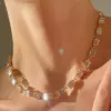 50ctw Emerald Cut White Sapphire Vintage Tennis Necklace