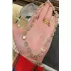 50ctw Emerald Cut White Sapphire Vintage Tennis Necklace