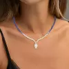 24ctw Pear and Round Cut Tennis Necklace